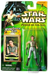 Star Wars [Power of the Jedi] General Leia Organa figure (Hasbro/2000)