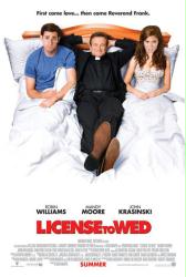 License to Wed movie poster /Robin Williams/John Krasinski/Mandy Moore