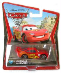 Cars 2 [Disney/Pixar] Lightning McQueen 1:55 diecast vehicle (Mattel)