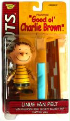 Peanuts Good Ol Charlie Brown: Linus Van Pelt figure /yellow/open eyes