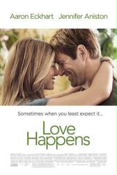 Love Happens movie poster [Aaron Eckhart & Jennifer Aniston]