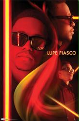 Lupe Fiasco poster: Neon (22 1/2'' X 34'') New