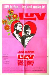 Luv movie poster [Jack Lemmon & Elaine May] original 1967 one-sheet