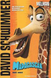 Madagascar movie poster (2005) Melman advance
