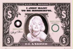 Marilyn Monroe poster: Glamour Dollar (36'' X 24'') New