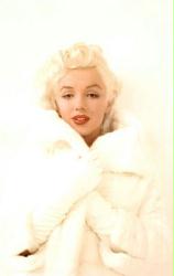 Marilyn Monroe poster: Marilyn in White Mink (24'' X 36'')