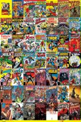 Marvel Comics poster: 70 Years of Marvel Comics Covers (24'' X 36'')
