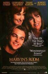 Marvin's Room poster [Meryl Streep, Leonardo DiCaprio, Diane Keaton]