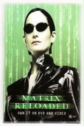 Matrix Reloaded pinback: 2.5'' X 3.5'' Button [Carrie-Anne Moss]