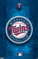 Minnesota Twins logo poster (MLB) 22 1/2'' X 34''