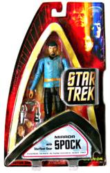 Star Trek: Mirror Spock figure with Starfleet Gear (Art Asylum/2003)