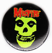 Misfits magnet: Skull logo (1 1/4'' Button Magnet)