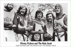 Monty Python and the Holy Grail movie poster (Knights of Round Table)