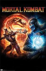Mortal Kombat poster: Video Game Key Art (22 1/2'' X 34'') New