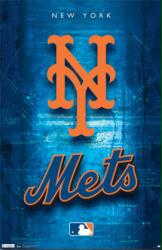 New York Mets logo poster (MLB) 22 1/2'' X 34''