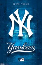 New York Yankees logo poster (MLB) 22 1/2'' X 34''