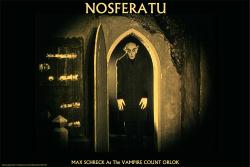 Nosferatu, A Symphony of Horror movie poster [Max Schreck] F.W. Murnau