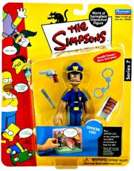 The Simpsons Series 7: Officer Lou action figure (Playmates/2001)