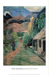 Paul Gauguin art print: Mountain Road (23 1/2" X 31 1/2" art print)