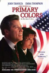 Primary Colors movie poster [John Travolta & Emma Thompson] video