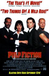 Pulp Fiction poster [Samuel L Jackson/Thurman/Travolta/Bruce Willis]