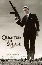 Quantum of Solace movie poster [Daniel Craig as James Bond]