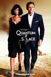Quantum of Solace movie poster /Daniel Craig/Olga Kurylenko/James Bond