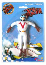 Speed Racer: Racer X bendable/poseable figure (NJ Croce/2008) New