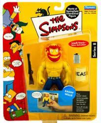 The Simpsons Series 8: Ragin' Willie action figure (Playmates/2002)