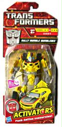 Transformers Activators: Rally Rumble Bumblebee action figure (Hasbro)