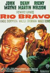 Rio Bravo movie poster [John Wayne, Dean Martin & Ricky Nelson] Hawks