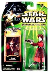 Star Wars Power of the Jedi: Sabe [Queen's Decoy] figure (Hasbro)