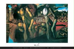 Salvador Dali poster: Metamorphosis of Narcissus (36'' X 24'') New