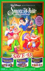 Snow White and the Seven Dwarfs movie poster [Disney video poster]