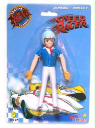 Speed Racer: Speed Racer bendable/poseable figure (NJ Croce/2008) New