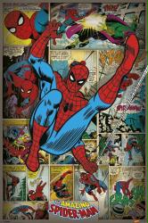 The Amazing Spider-Man poster: Marvel Comics panels (24'' X 36'') New