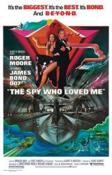The Spy Who Loved Me movie poster /Roger Moore/Barbara Bach/James Bond