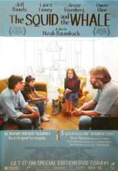 The Squid and the Whale movie poster [Jeff Daniels & Jesse Eisenberg]