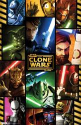 Star Wars: The Clone Wars poster [Grid] 22 1/2'' x 34''