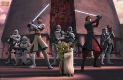 Star Wars: The Clone Wars poster [Group] 34'' X 22 1/4''