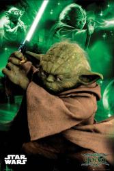 Star Wars movie poster: Yoda collage (24'' X 36'') New