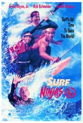 Surf Ninjas movie poster [Ernie Reyes Jr/Leslie Nielsen/Rob Schneider]