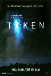 Taken DVD poster [a Steven Spielberg Presentation] 2002