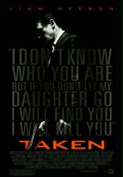 Taken movie poster [Liam Neeson] original one-sheet