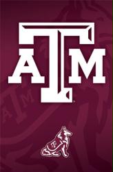Texas A&M Aggies logo poster (NCAA) 22 1/2'' X 34'' poster