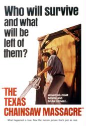 The Texas Chainsaw Massacre movie poster (1974) a Tobe Hooper film
