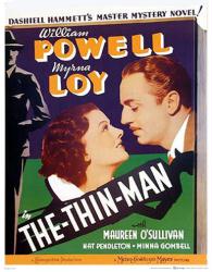 The Thin Man movie poster [William Powell & Myrna Loy] 22'' X 28''