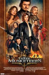 The Three Musketeers movie poster [Logan Lerman & Orlando Bloom] 2011
