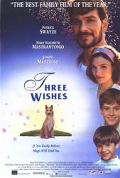 Three Wishes movie poster [Patrick Swayze/Mary Elizabeth Mastrantonio]