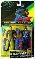 Batman Forever: Transforming Bruce Wayne action figure (Kenner/1995)